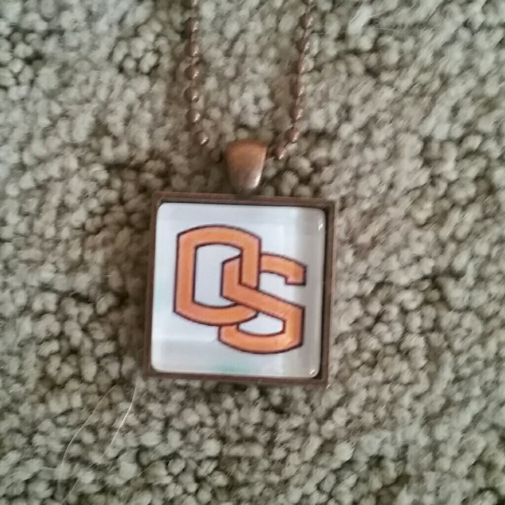 Oregon State Glass tile Necklace NEW